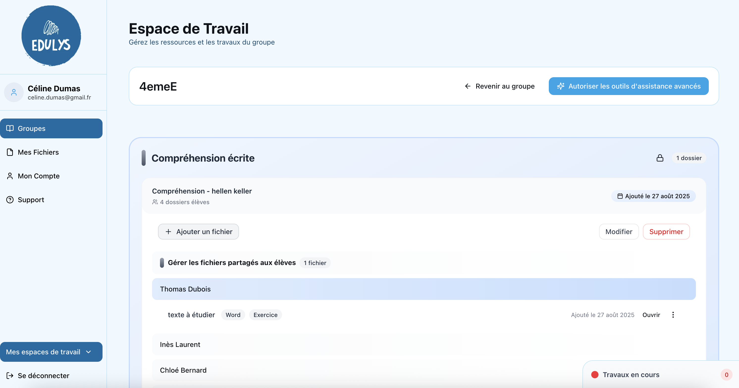 Bibliothèque de documents